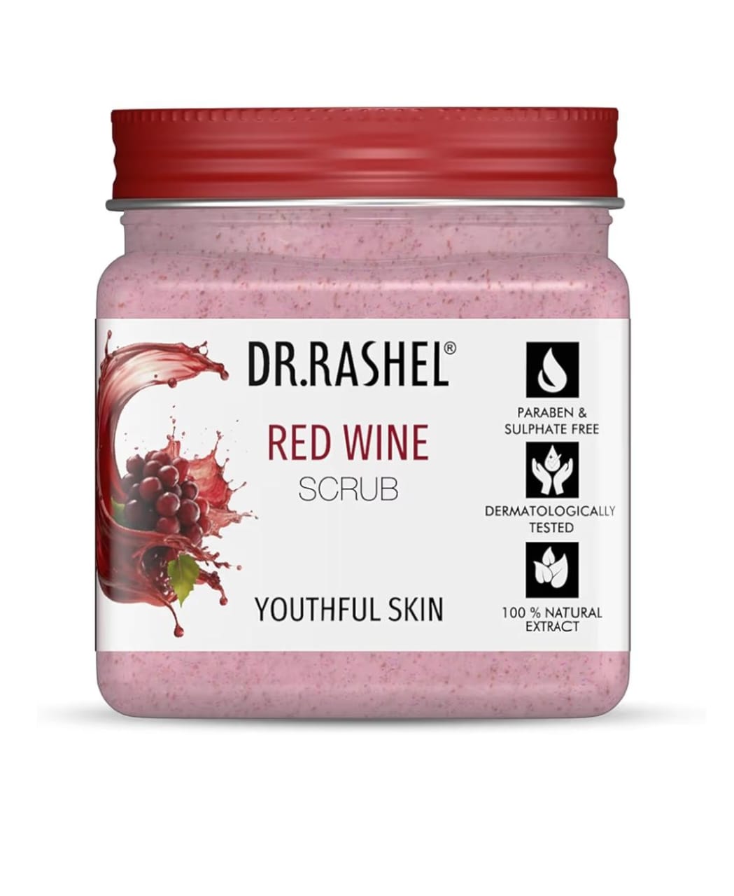 DR.RASHEL Red Wine Face Pack | With Antioxidants