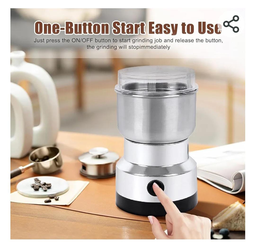 Stainless Steel Electric Grinder –