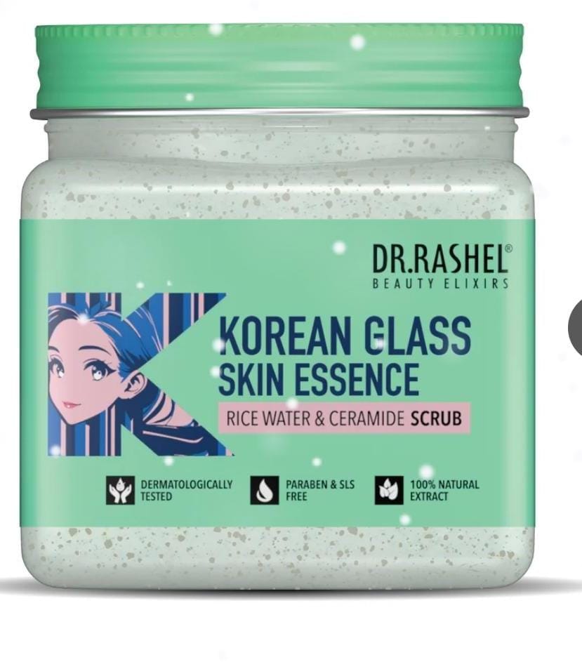 Korean Glass Skin Essence Scrub
