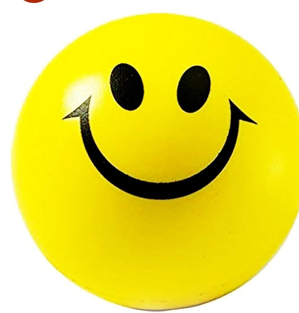 Smiley Soft Ball for Babies, Kids, Adults (Pack of 4)|