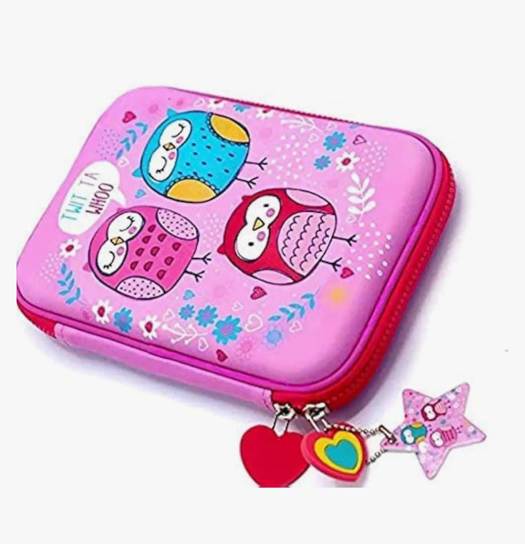 Unicorn Printed Large Capacity Hardtop Eva Pencil